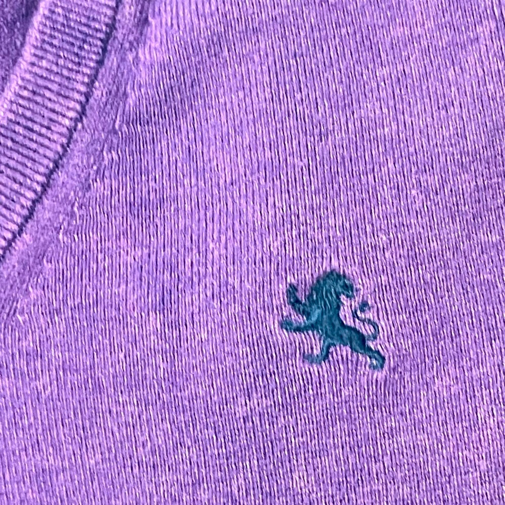 Men’s Vintage Express v-neck sweater. - Picture 4 of 8